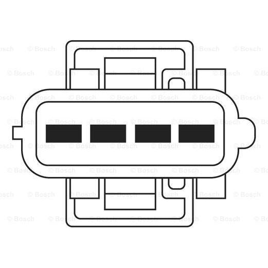 Genuine Bosch Oxygen Sensor - 0258006028 - Citroen, Peugeot