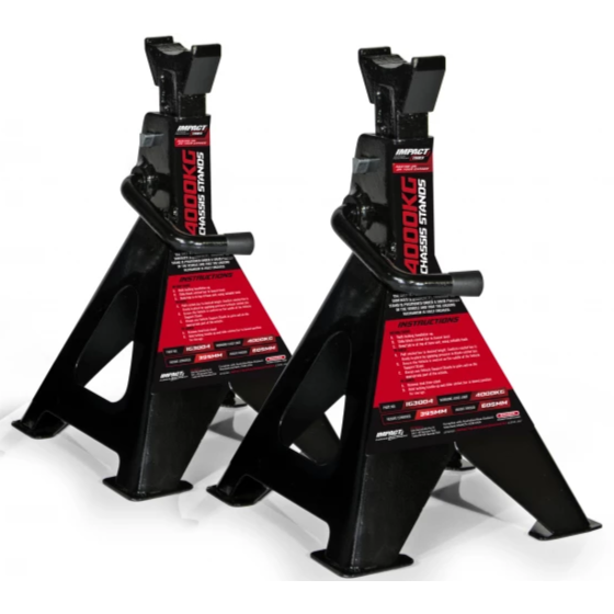 Impact Axle Stands Ratchet Type 4000Kg - IG3004