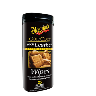Meguiar's Gold Class Rich Leather Wipes - A1 Autoparts Niddrie
