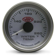 SAAS - 52mm Water Temp Gauge - White face SG-WT52W-SGWT52W-SAAS-A1 Autoparts Niddrie