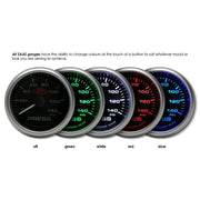 SAAS - 5 inch Tachometer- Black face SG-TAC5B-SGTAC5B-SAAS-A1 Autoparts Niddrie