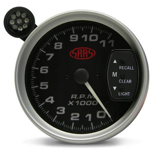 SAAS - 5 inch Tachometer- Black face SG-TAC5B-SGTAC5B-SAAS-A1 Autoparts Niddrie