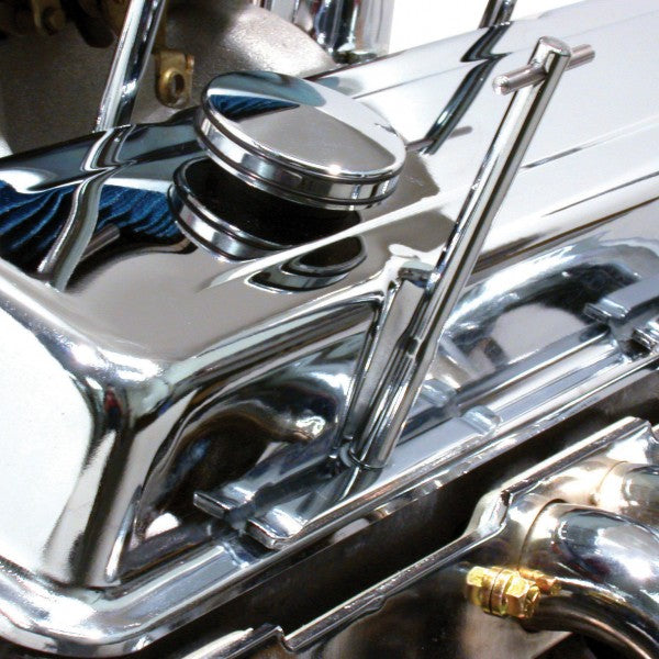 Chrome Steel Valve Cover Hold Down Tabs [Set of 4] - 66-493