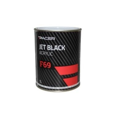Pacer F69 Acrylic Jet Black - 1 Litre