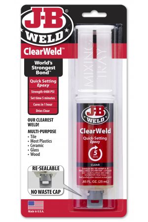 J-B Weld ClearWeld Syringe - 50112