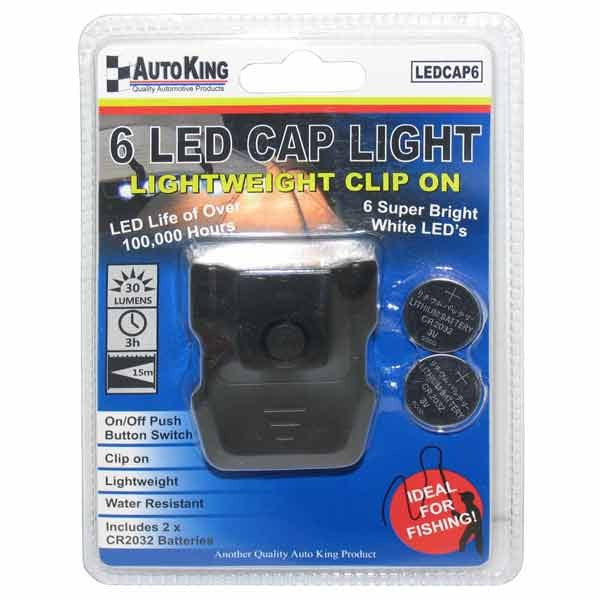 6 LED Cap / Hat Light - LEDCAP6