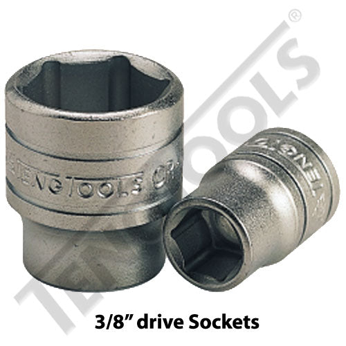 Teng Tools 3/8" Drive Imperial SAE 6 Point Standard Socket-Teng Tools-A1 Autoparts Niddrie