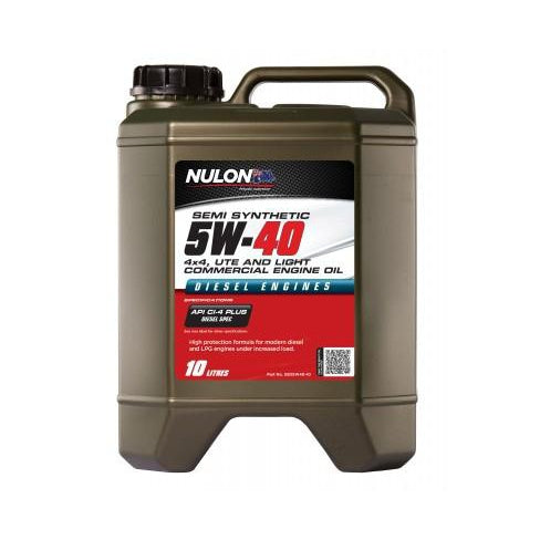 Nulon Semi Synthetic 5W40 Diesel Engine Oil - 10Ltr - A1 Autoparts Niddrie
