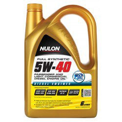 Nulon Full Synthetic 5W40 Passenger & Light Commercial Diesel Engine Oil - 6Ltr - A1 Autoparts Niddrie
