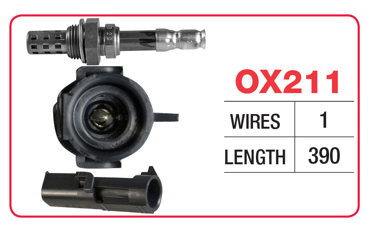 Goss Oxygen Sensor - 1 Wire - Daewoo, Holden, Nissan - OX211