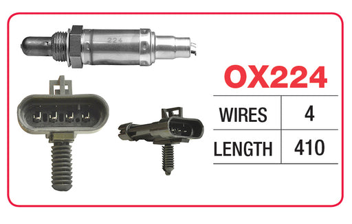 Goss Oxygen Sensor - 4 Wire - Daewoo, Holden - OX224
