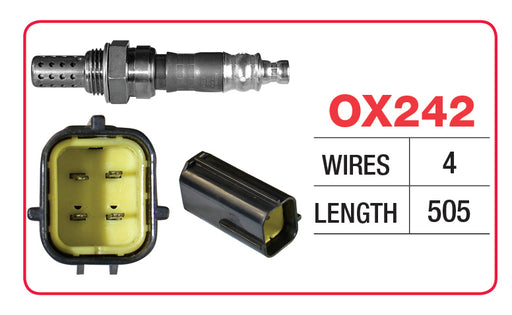 Goss Oxygen Sensor - 4 Wire - Daewoo, Ford, Holden - OX242