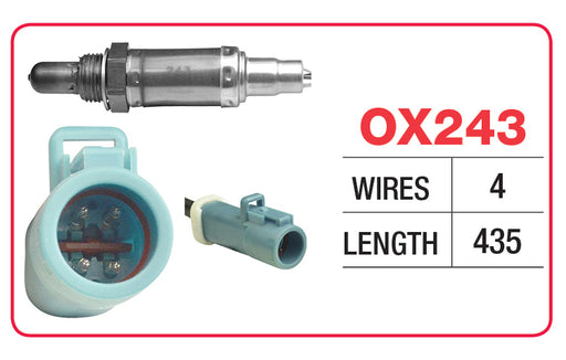 Goss Oxygen Sensor - 4 Wire - Ford, Mazda - OX243