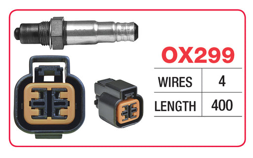 Goss Oxygen Sensor - 4 Wire - Hyundai, Kia - OX299