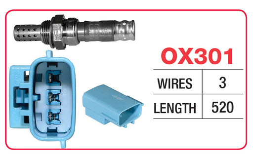 Goss Oxygen Sensor - 3 Wire - Nissan - OX301