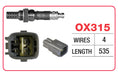 Goss Oxygen Sensor - 4 Wire - Toyota - OX315