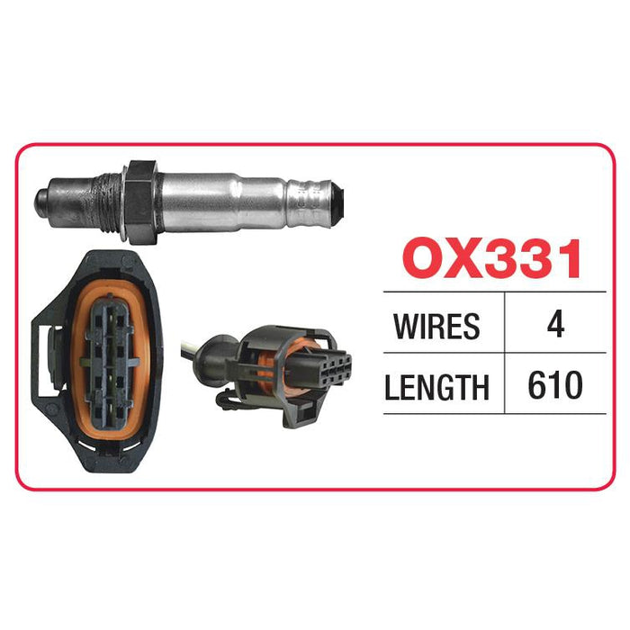 Goss Oxygen Sensor - 4 Wire - Holden, Opel, Porsche - OX331