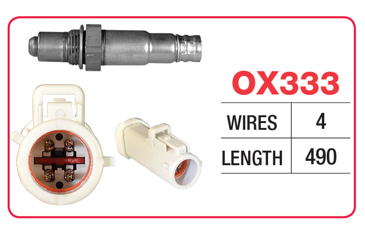 Goss Oxygen Sensor - 4 Wire - Ford, Jaguar - OX333