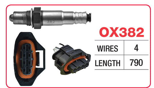 Goss Oxygen Sensor - 4 Wire - Holden, Porsche - OX382