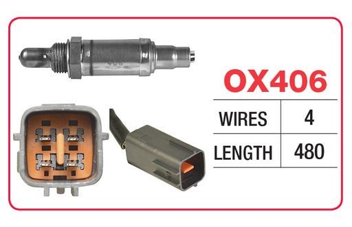 Goss Oxygen Sensor - 4 Wire - Mazda RX-8 - OX406