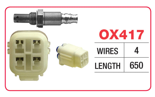Goss Oxygen Sensor - 4 Wire - Subaru - OX417