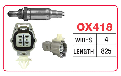 Goss Oxygen Sensor - 4 Wire - Lexus, Toyota - OX418