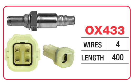 Goss Oxygen Sensor - 4 Wire - Suzuki - OX433
