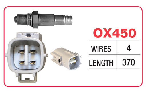 Goss Oxygen Sensor - 4 Wire - Mitsubishi 380 - OX450