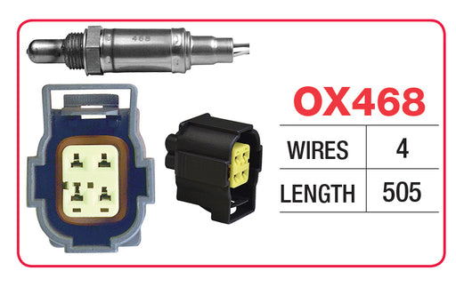 Goss Oxygen Sensor - 4 Wire - Chrysler - OX468