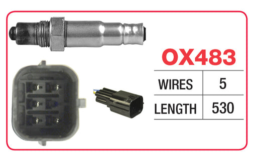 Goss Oxygen Sensor - 5 Wire - Ford, Mazda - OX483
