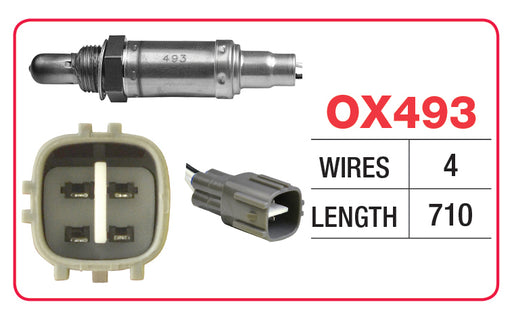 Goss Oxygen Sensor - 4 Wire - Lexus, Toyota - OX493
