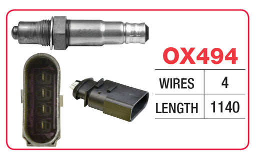Goss Oxygen Sensor - 4 Wire - Audi, Skoda, Volkswagen - OX494
