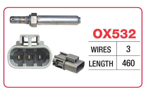Goss Oxygen Sensor - 3 Wire - Nissan - OX532
