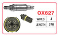 Goss Oxygen Sensor - 4 Wire - BMW, Mercedes Benz - OX627