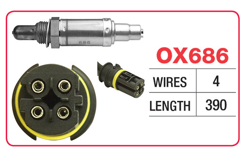 Goss Oxygen Sensor - 4 Wire - BMW - OX686