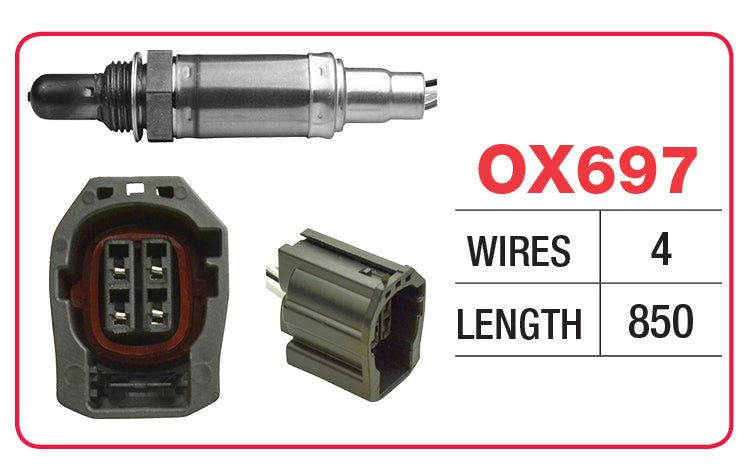 Goss Oxygen Sensor - 4 Wire - Mazda - OX697