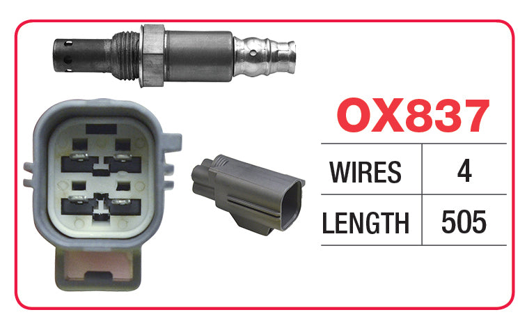Goss Oxygen Sensor - 4 Wire - Land Rover, Volvo - OX837