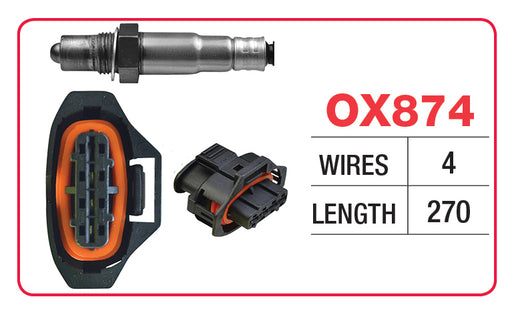 Goss Oxygen Sensor - 4 Wire - Holden - OX874