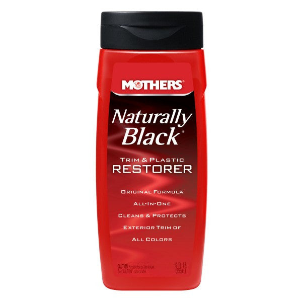 Mothers Naturally Black Plastic & Trim Restorer - 355ml - A1 Autoparts Niddrie
