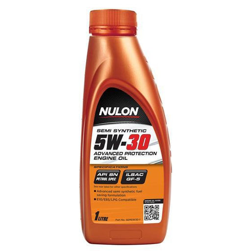 Nulon Semi Synthetic 5W30 Advanced Protection Engine Oil - 1Ltr - A1 Autoparts Niddrie
