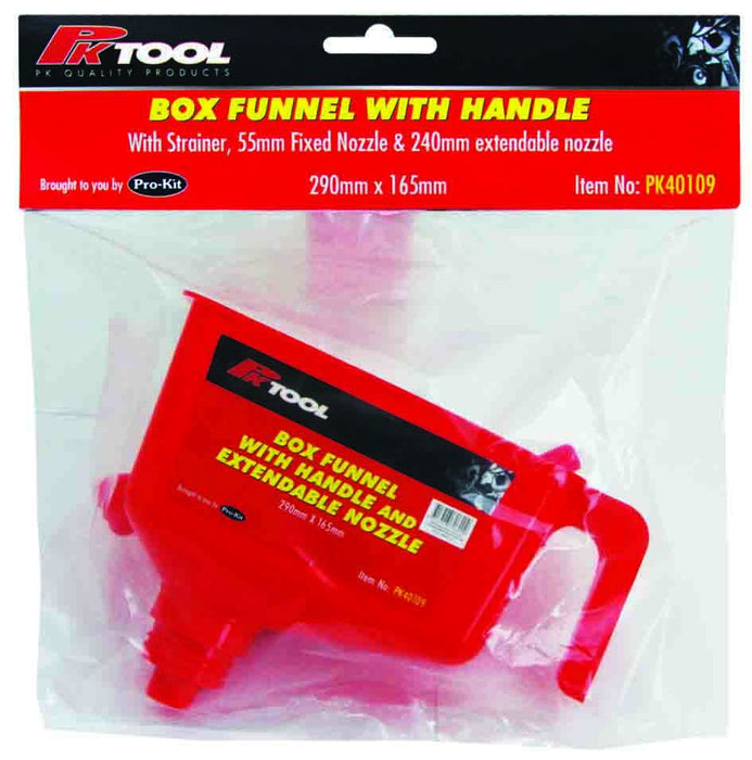 165mm (6 1/2") Box Funnel with Handle - PK40109