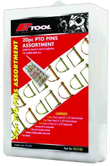 20 Piece PTO Pin Assortment - PK70100