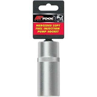 1/2" Drive Socket - Fuel Injection Pump 33 Point Spline (56mm Long) Suits Mercedes - PT12321
