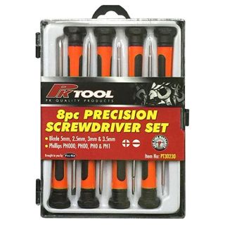 8 Piece Precision Screwdriver Set - PT30230