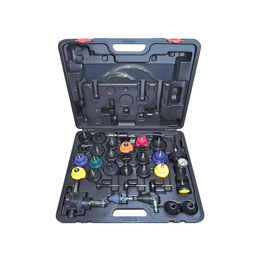 Radiator Pressure Testing Kit -  33 Piece With Coolant Refiller Kit & Hoses - PT60302 - A1 Autoparts Niddrie