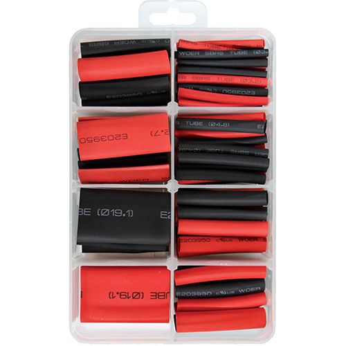 88 Piece 50mm Heat Shrink Tube Assortment - PT91522