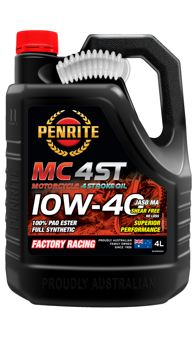 Penrite MC-4ST 10W-40 (100% PAO & ESTER) - 4 Litre