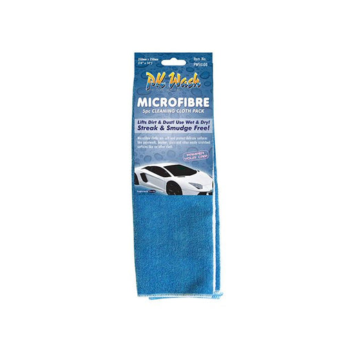 5 Piece Microfibre Towels - PW50100 - A1 Autoparts Niddrie