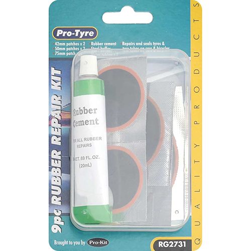 9 Piece Tyre Repair Kit