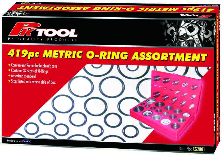 419 Piece Metric O-Ring Assortment - RG2801